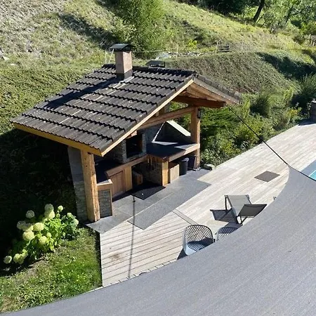 Savoyard D'exception Avec Piscine Chauffee * بور سان موريس